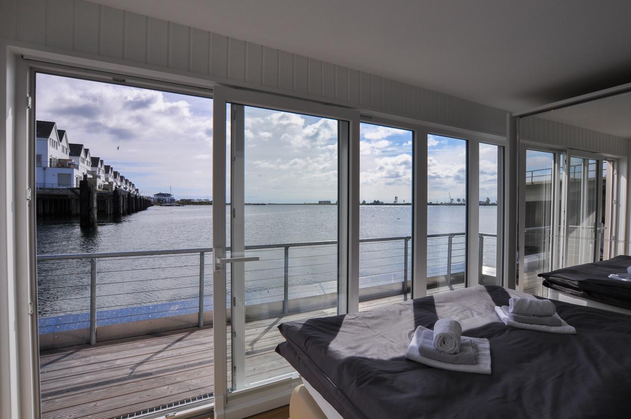 Schwimmendes Haus Hausboot Βίλα Olpenitz Εξωτερικό φωτογραφία