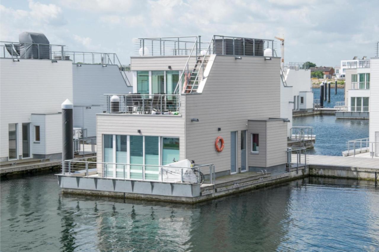Schwimmendes Haus Hausboot Βίλα Olpenitz Εξωτερικό φωτογραφία